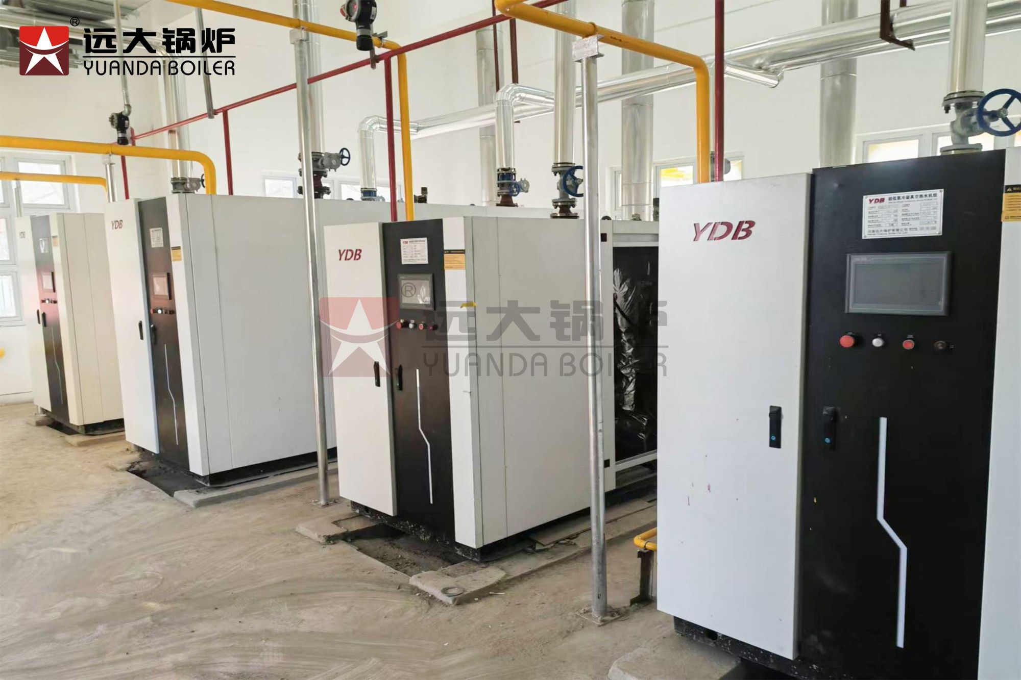 甘肅蘭州某賓館4臺(tái)YDB燃?xì)庹婵绽淠裏崴畽C(jī)組