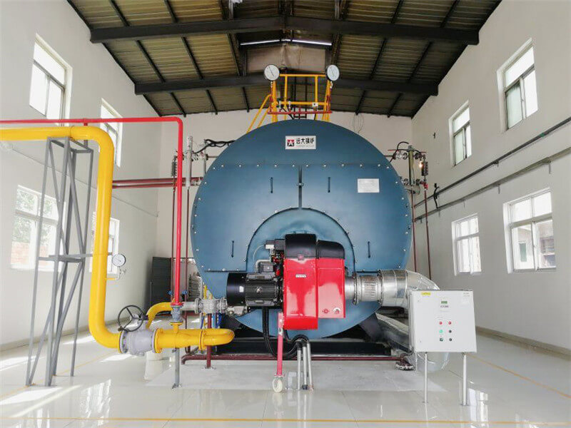 環(huán)保燃氣鍋爐實體圖一